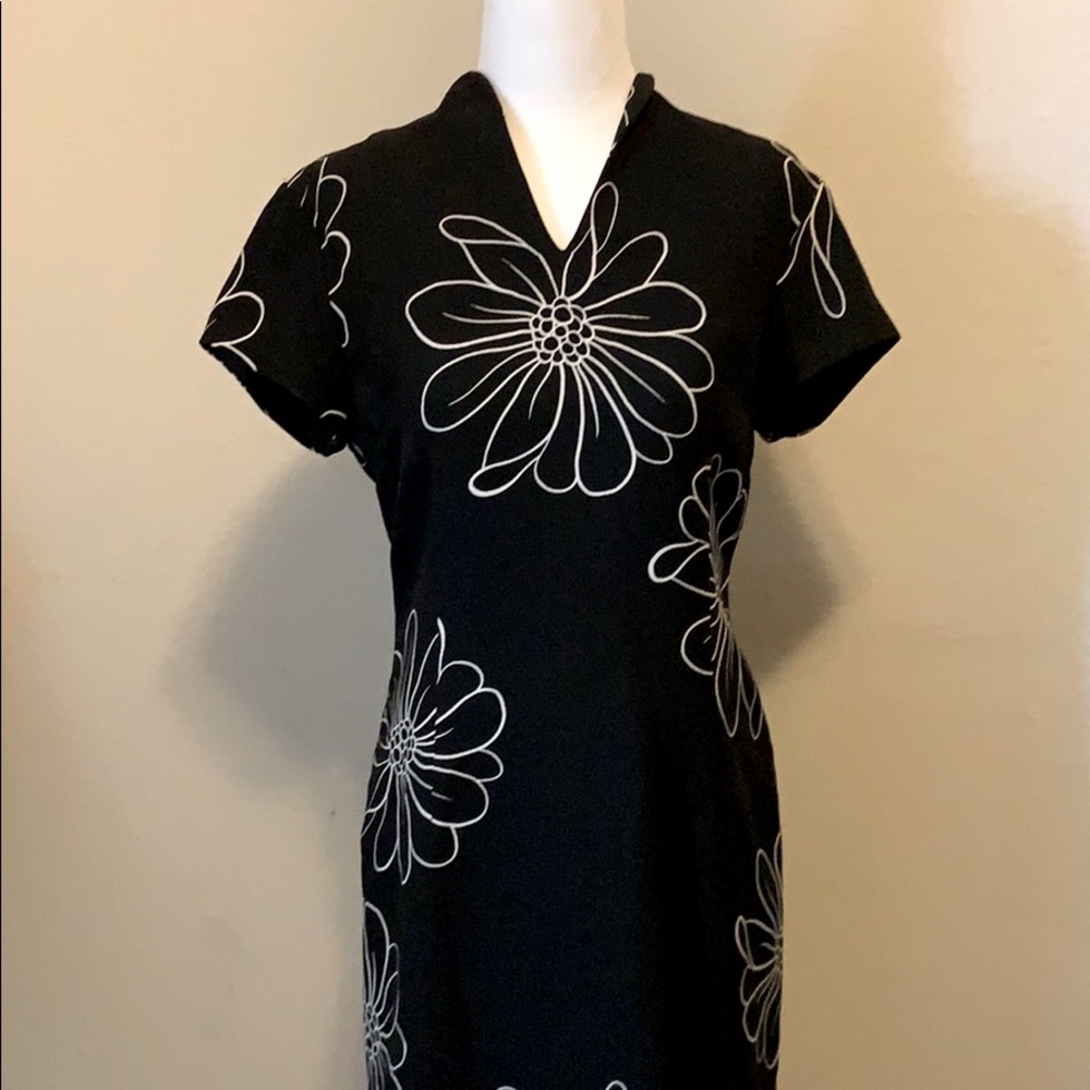 Black and white dress